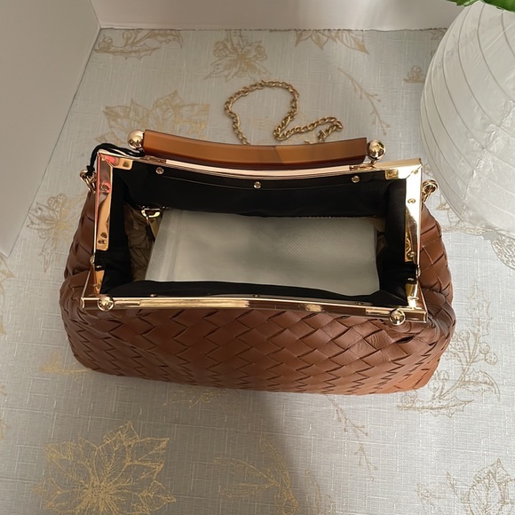 Valentina Fiore Brown Handmade Italian Leather Handbag - Picture 5 of 8